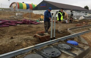 obra estacion de servicio flingenieros