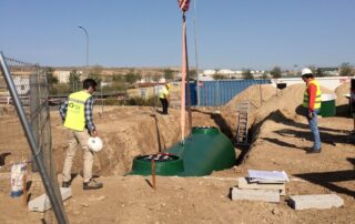 obra estacion de servicio flingenieros